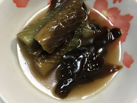 茄子と生わかめの煮物(*^^*)☆